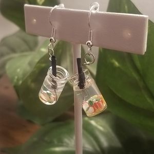 ✨Handmade✨ Fruit Infused Water Earrings